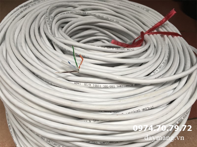 cáp mạng cat6e trắng 1
