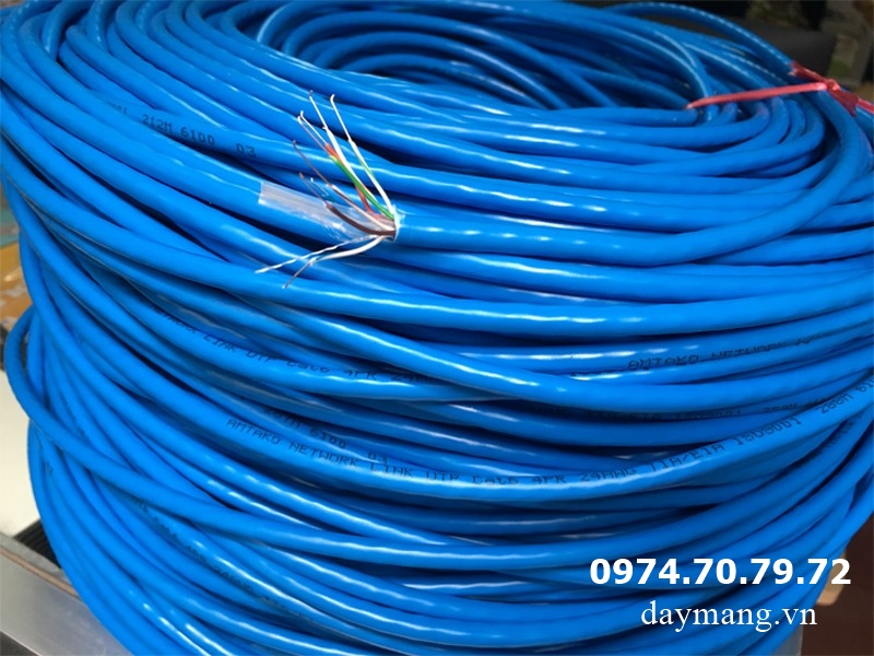 cáp mạng cat6e xanh 1