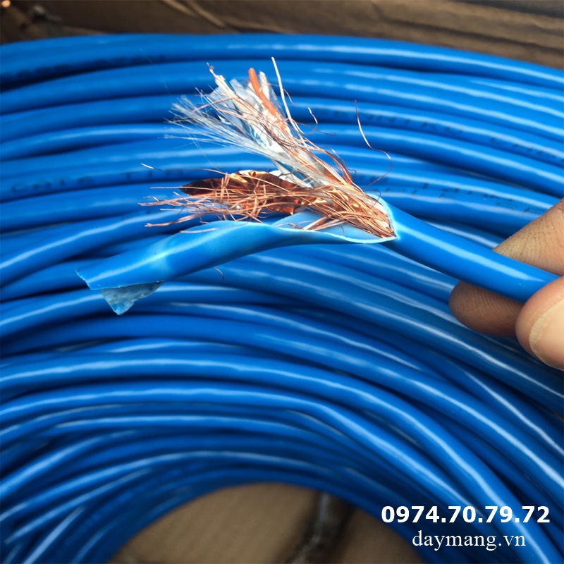 cáp mạng senico cat6 sftp bọc bạc chống nhiễu
